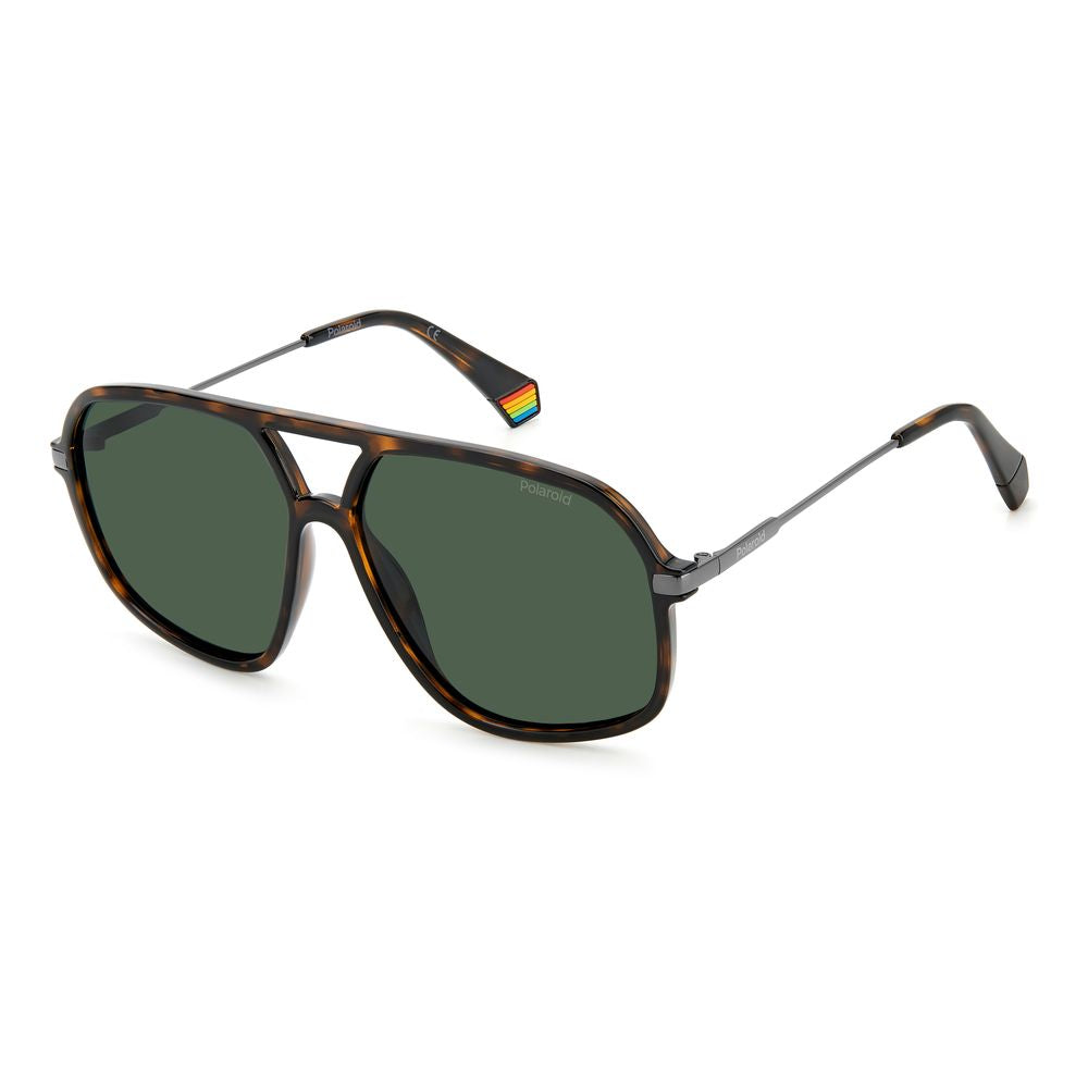 Polaroid Brown Plastic Sunglasses