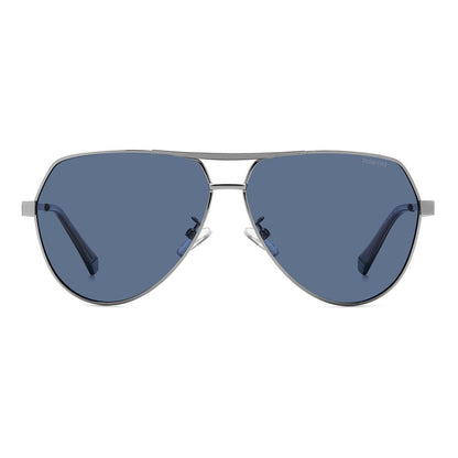 Polaroid Gray Metal Sunglasses