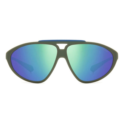 Polaroid Green Rubber Sunglasses