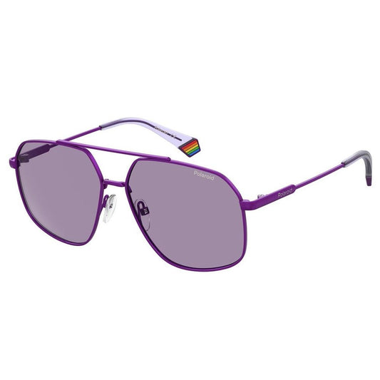 Polaroid Purple Steel Sunglasses