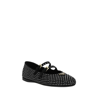 Prada Rhinestone Ballerinas - EU37.5/US7.5