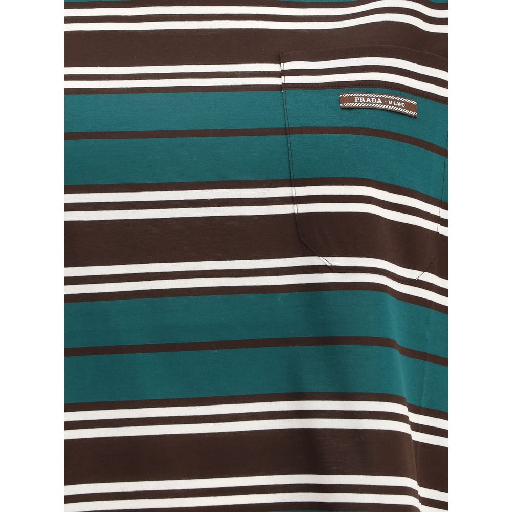 Prada Striped cotton T-shirt - IT40 | M