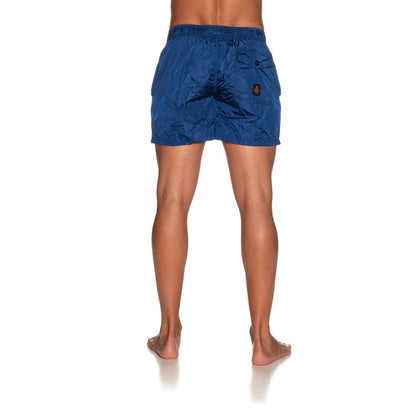 Refrigiwear Blue Nylon Men’s Swimsuit Shorts - S