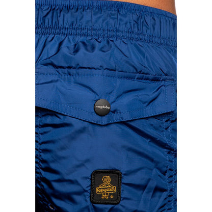 Refrigiwear Blue Nylon Men’s Swimsuit Shorts - S