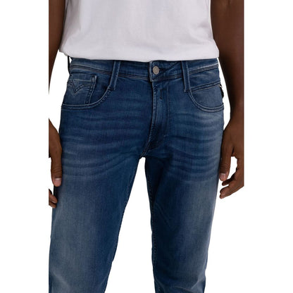 Replay Blue Cotton Jeans & Pant - W32