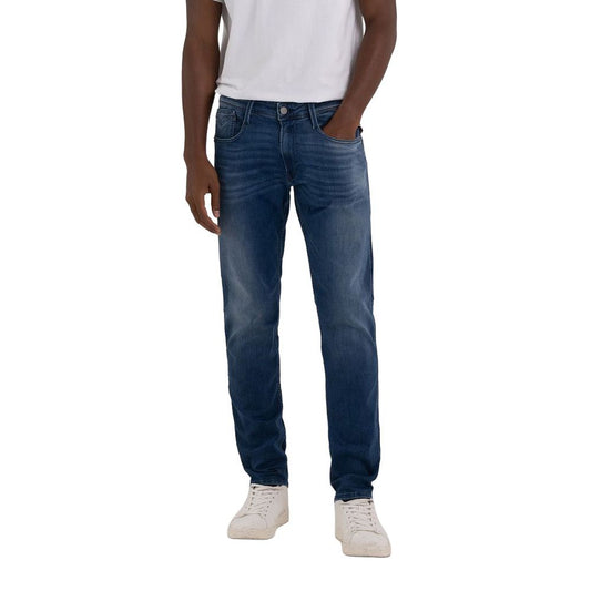 Replay Blue Cotton Jeans & Pant - W32