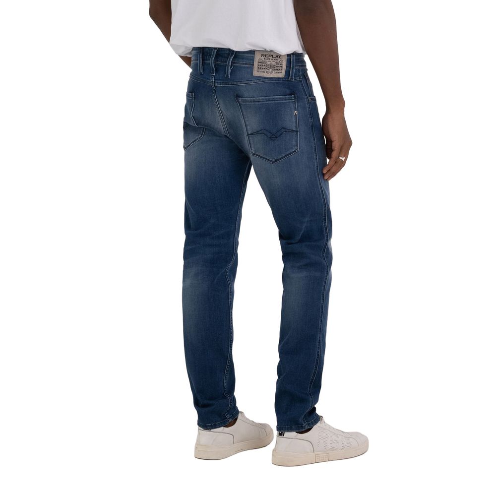 Replay Blue Cotton Jeans & Pant - W32