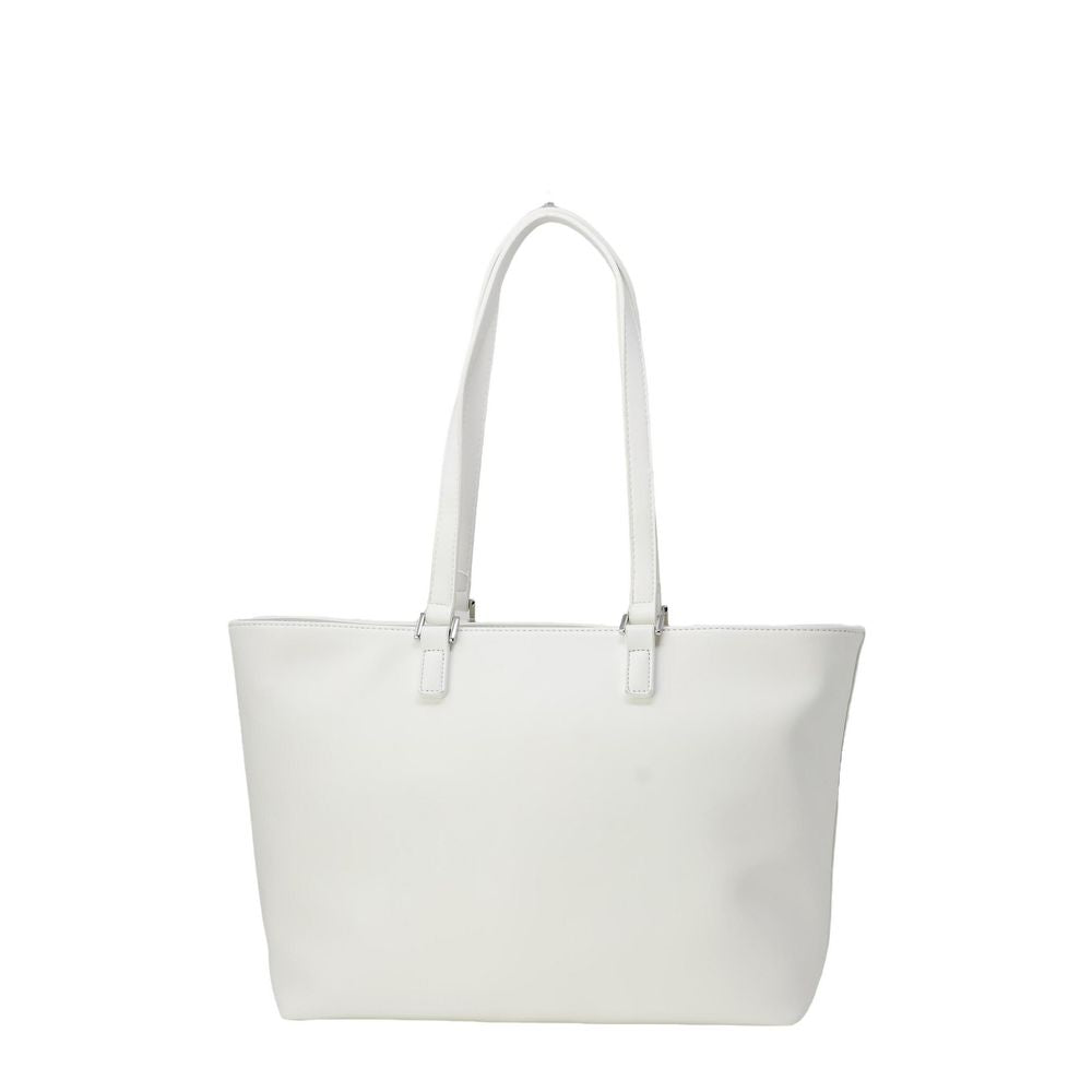 Replay White Polyethylene Handbag