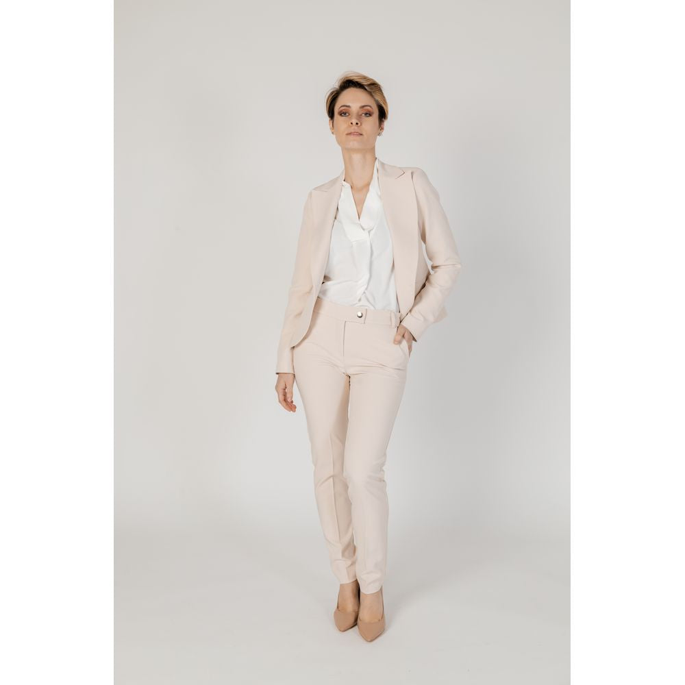 Rinascimento Beige Polyester Suits & Blazer - XL