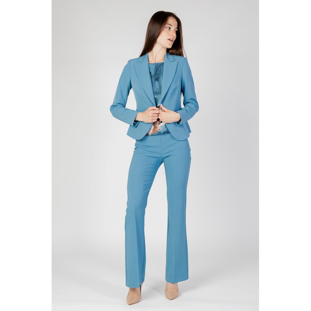 Rinascimento Turquoise Polyester Suits & Blazer - IT42|M