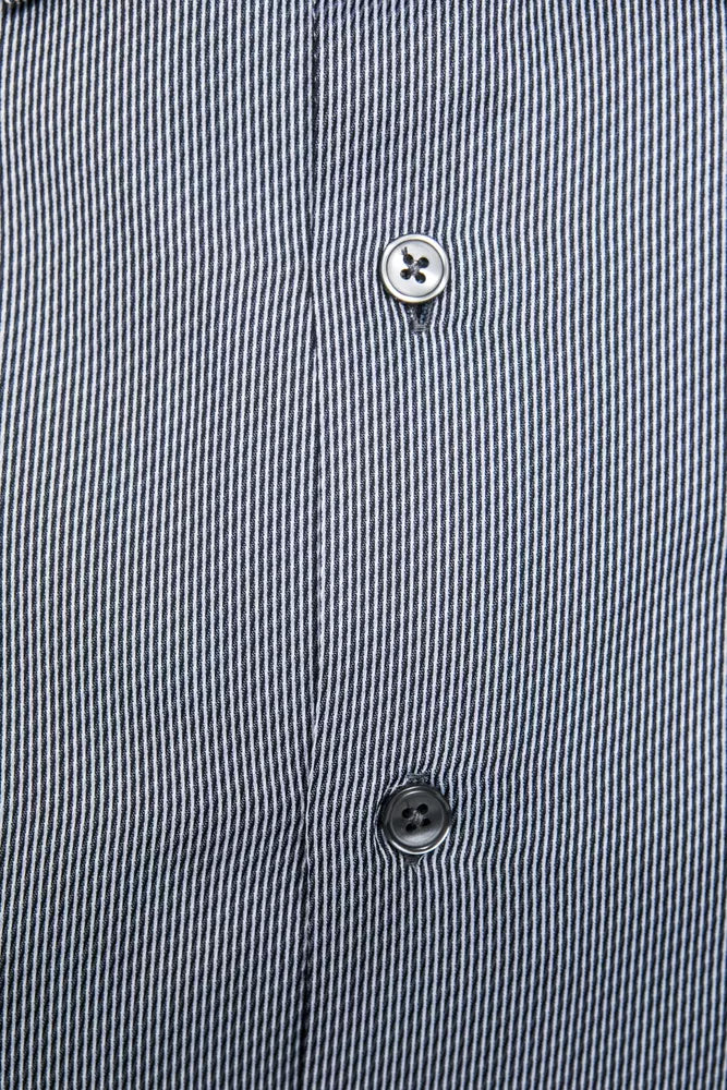 Robert Friedman Blue Cotton Men’s Shirt