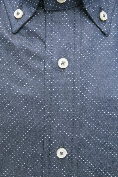 Robert Friedman Blue Cotton Men’s Shirt