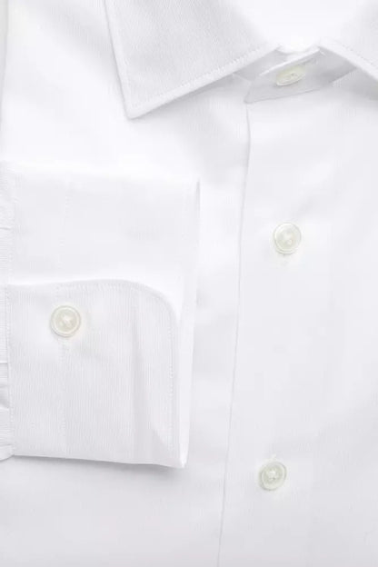 Robert Friedman White Cotton Men Shirt - L