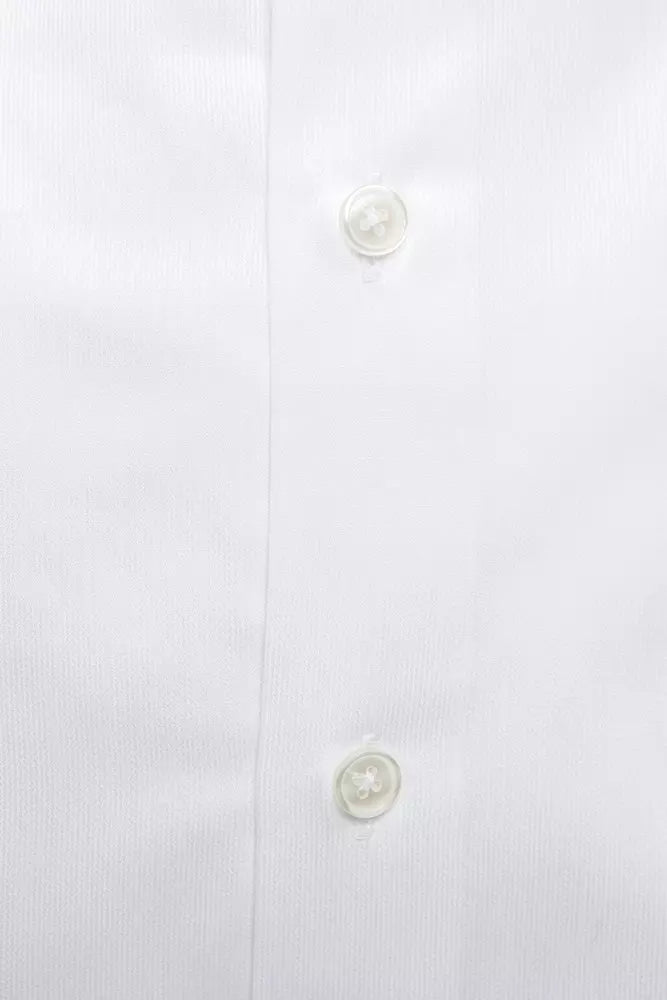 Robert Friedman White Cotton Men Shirt - L