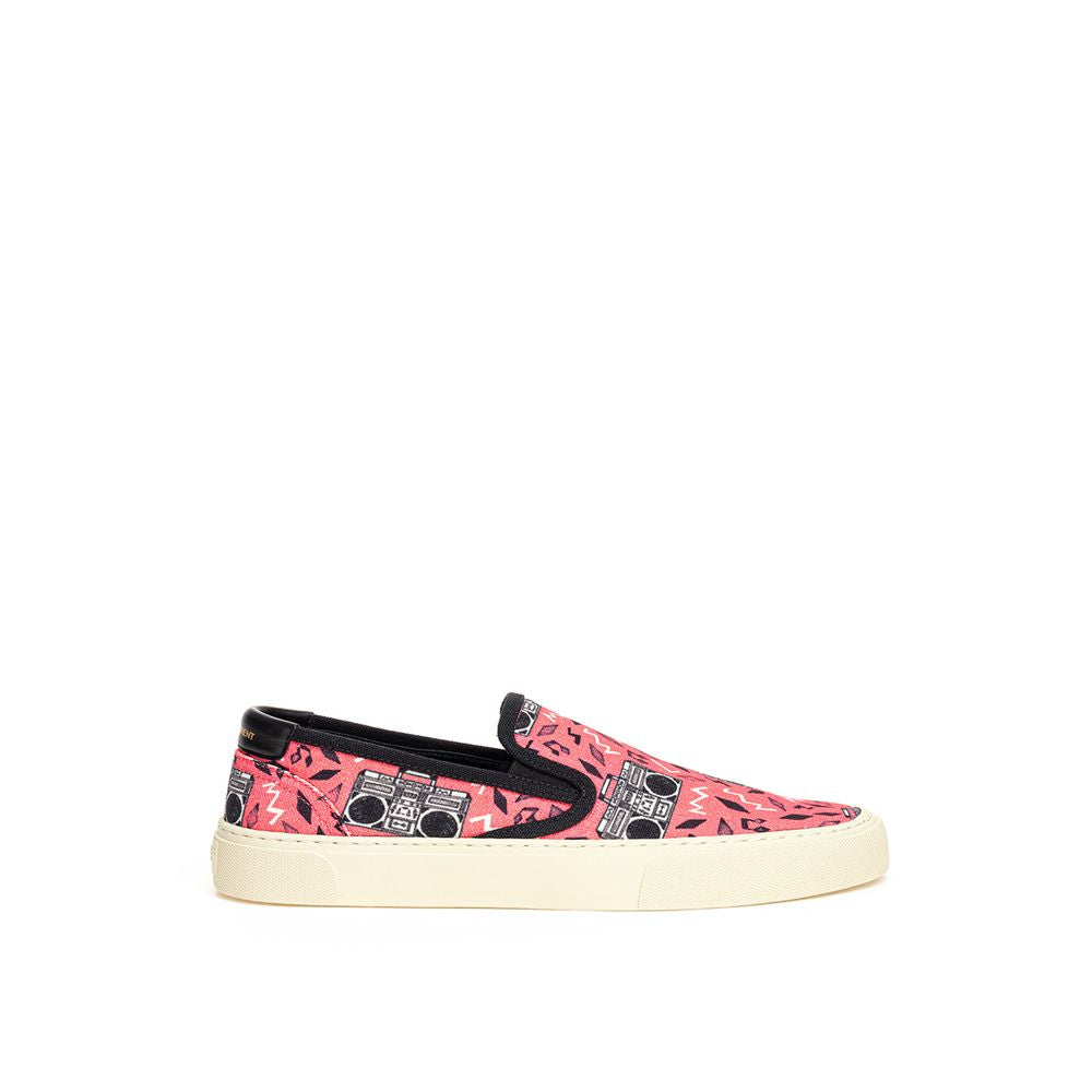 Saint Laurent Pink Cotton Sneaker - EU39/US9