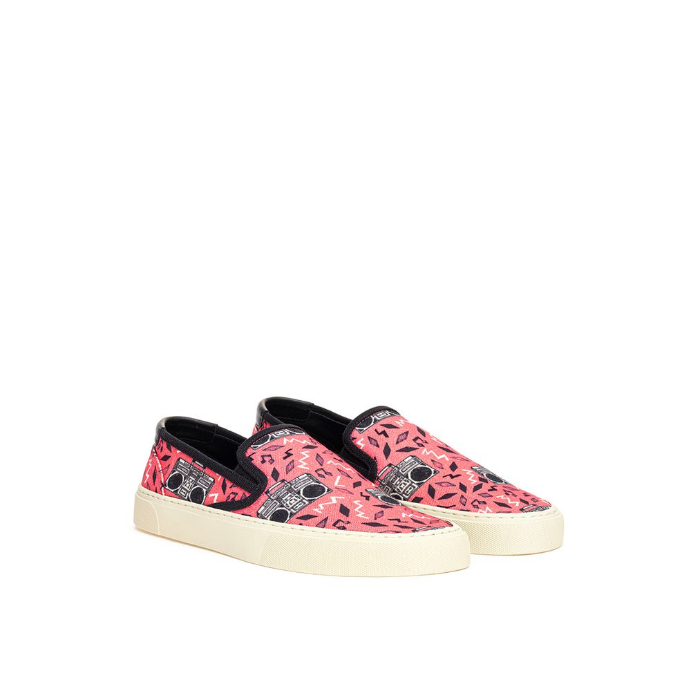 Saint Laurent Pink Cotton Sneaker - EU39/US9