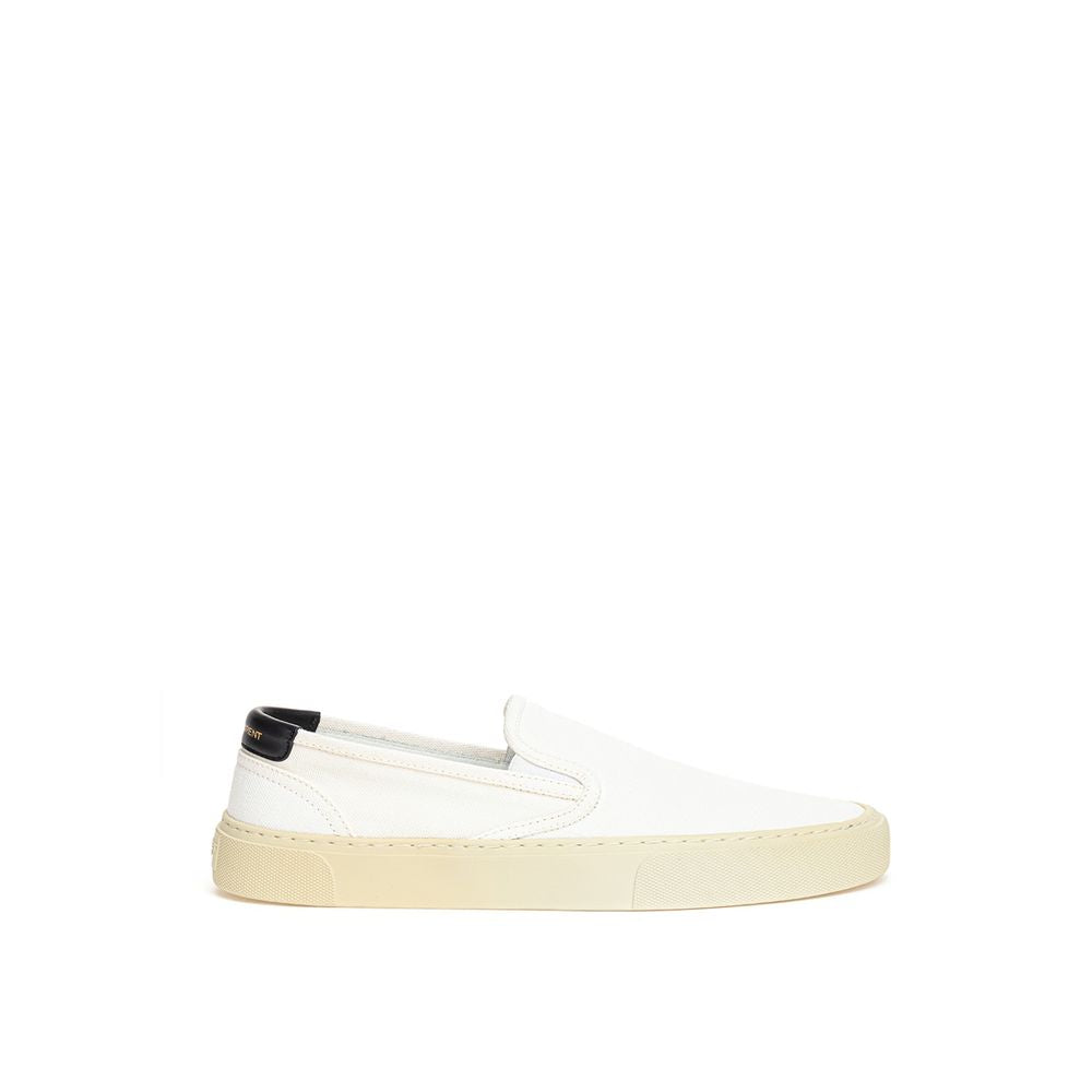 Saint Laurent White Cotton Sneaker - EU35.5/US5