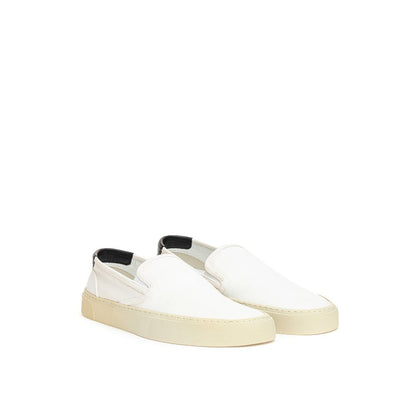 Saint Laurent White Cotton Sneaker - EU35.5/US5