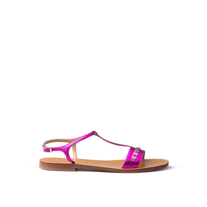 Salvatore Ferragamo Elegant Purple Summer Sandals - EU37/US7