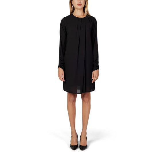 Sandro Ferrone Black Polyester Dress - 44 | M