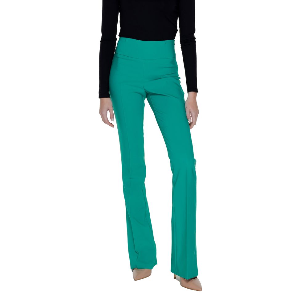 Sandro Ferrone Green Polyester Jeans & Pant - 38 | XXS