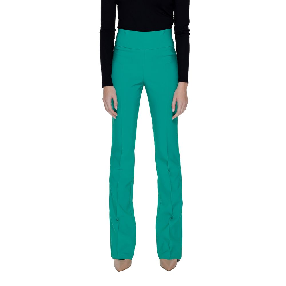 Sandro Ferrone Green Polyester Jeans & Pant - 38 | XXS