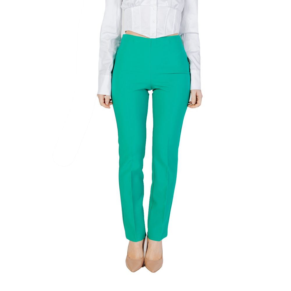 Sandro Ferrone Green Polyester Jeans & Pant - IT40 | XS