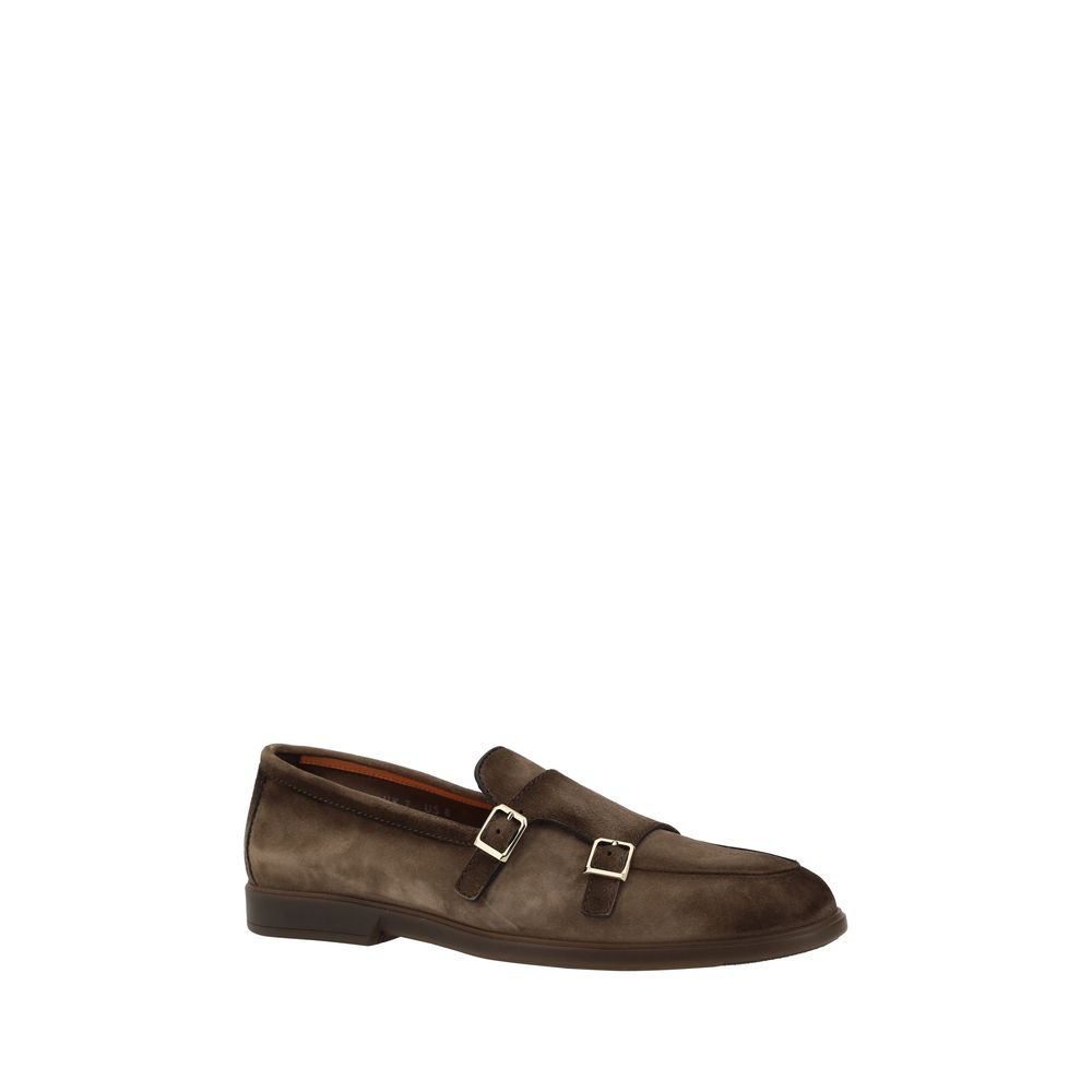 Santoni Leather Loafers