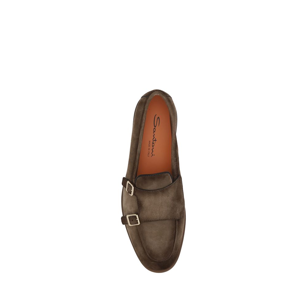 Santoni Leather Loafers - EU43/US10