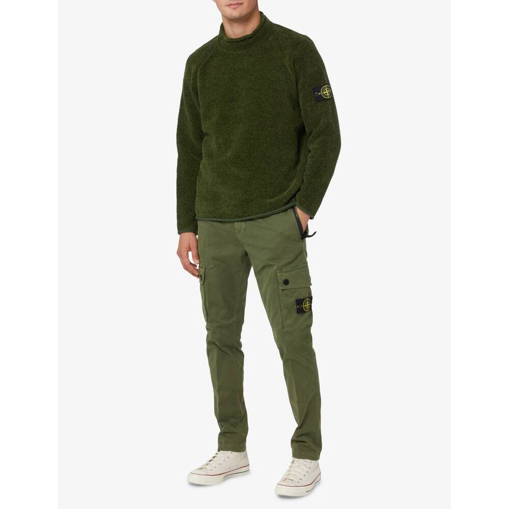 Stone Island Green Cotton Jeans & Pant - W30