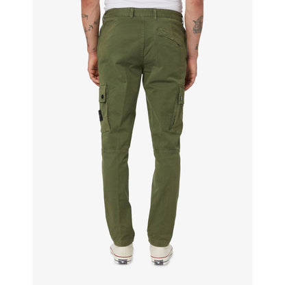 Stone Island Green Cotton Jeans & Pant - W30