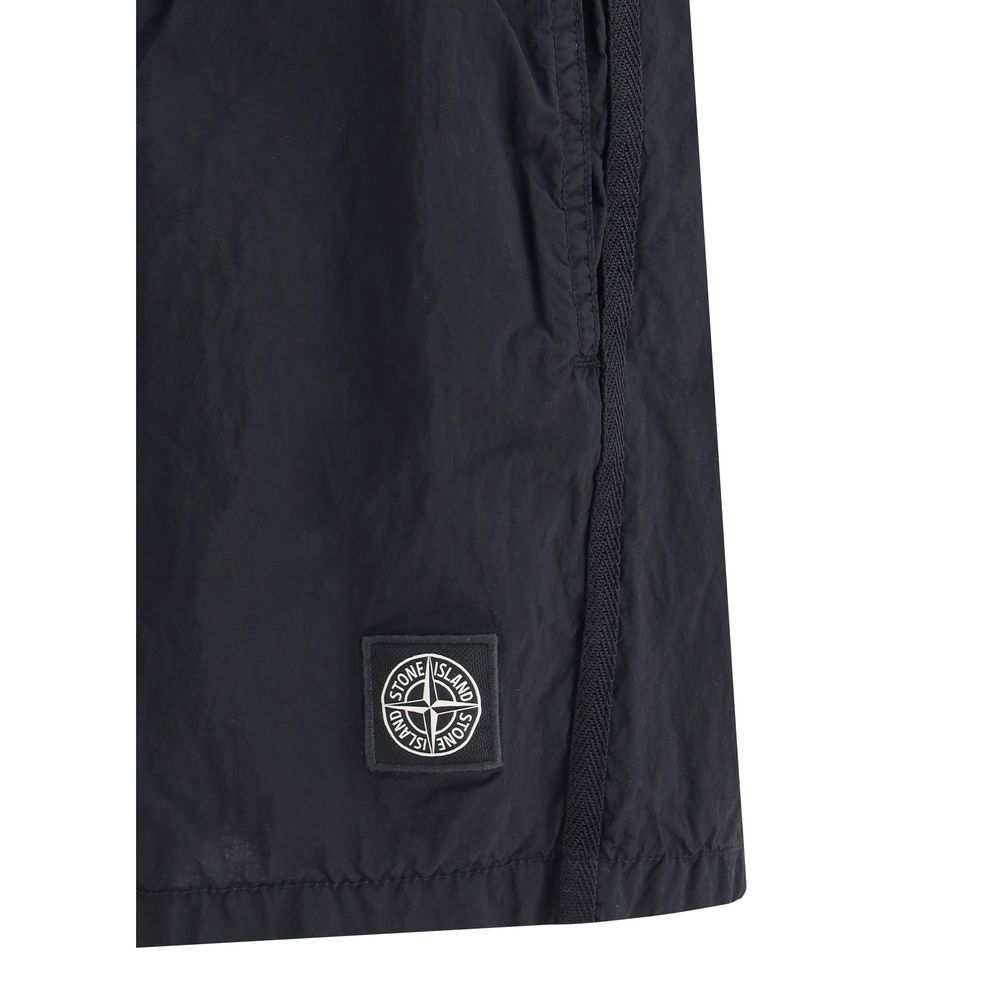 Stone Island Nylon Shorts - L