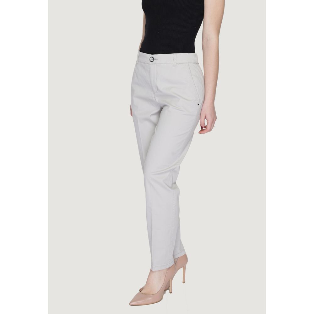 Street One Beige Cotton Jeans & Pant - W44 | L28