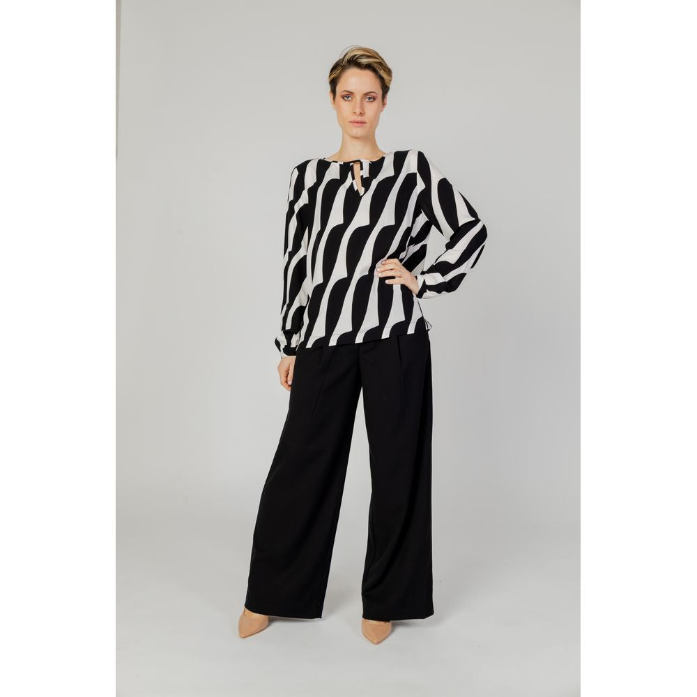 Street One Black Viscose Shirt - IT36|XXS