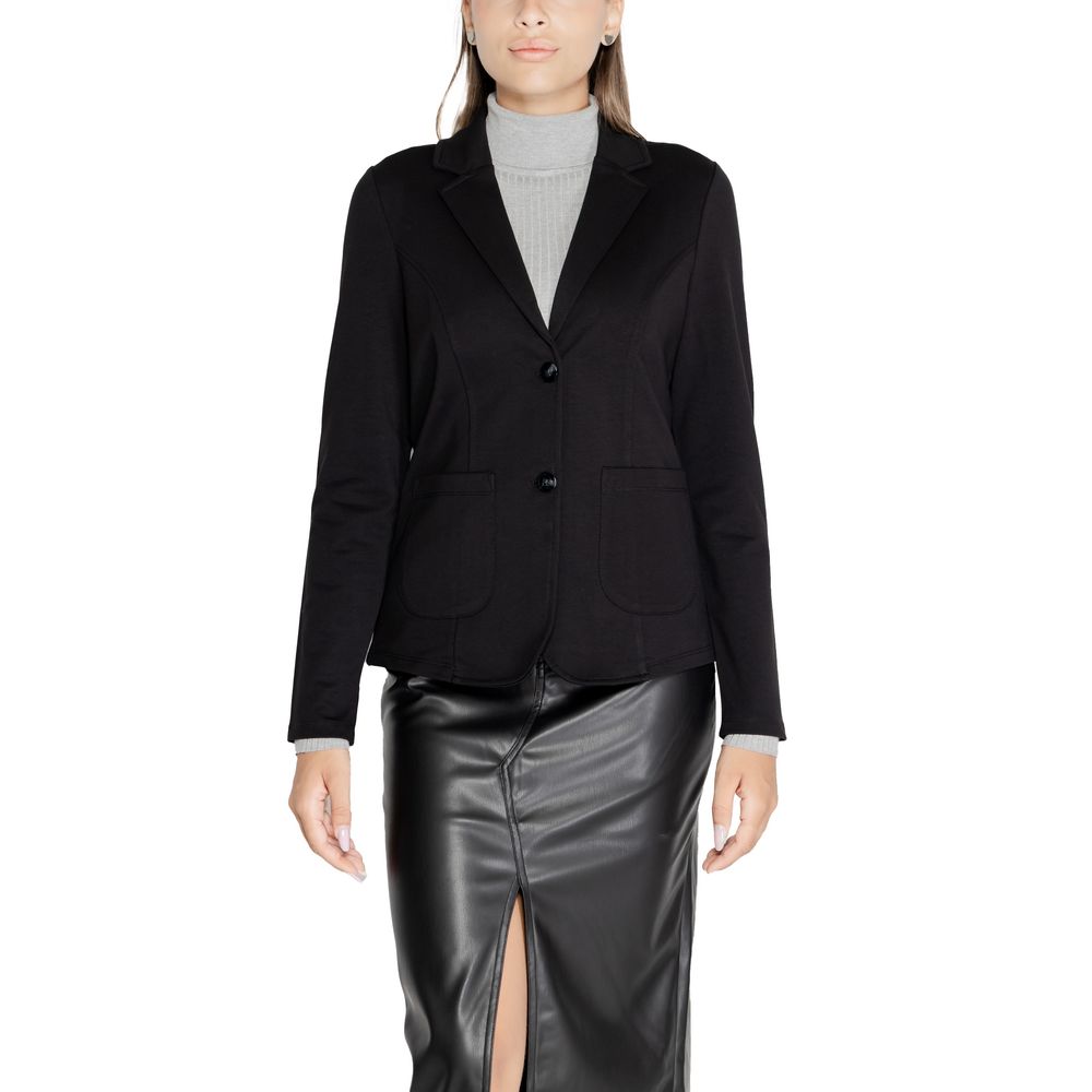 Street One Black Viscose Suits & Blazer - IT36|XXS