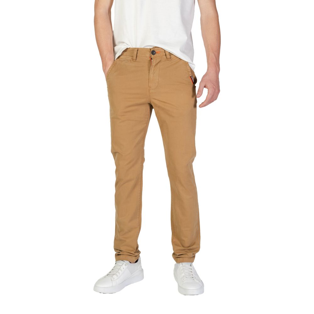 Superdry Beige Cotton Jeans & Pant - W28 | L32