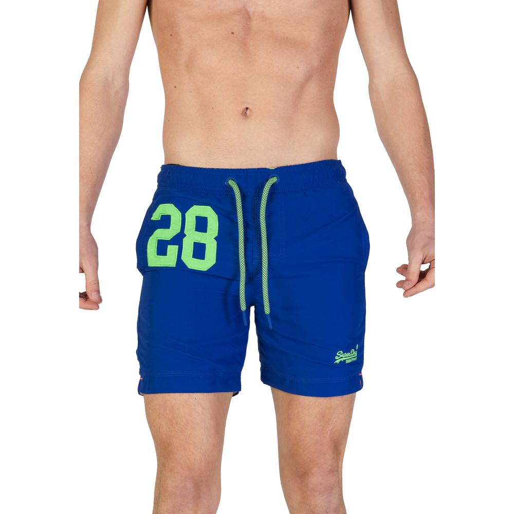 Superdry Blue Polyester Swimwear - IT42 | XS