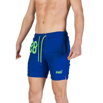 Superdry Blue Polyester Swimwear - IT42 | XS