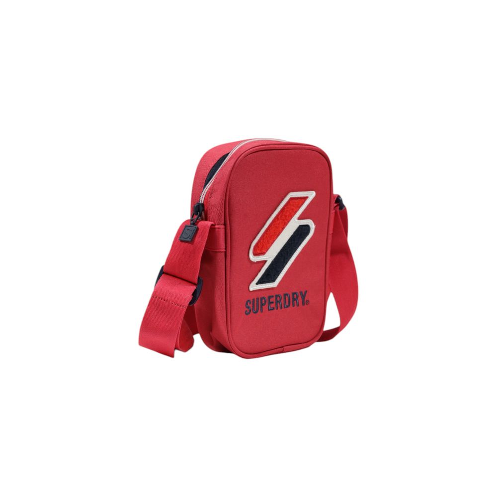 Superdry Red Polyester Messenger Bag