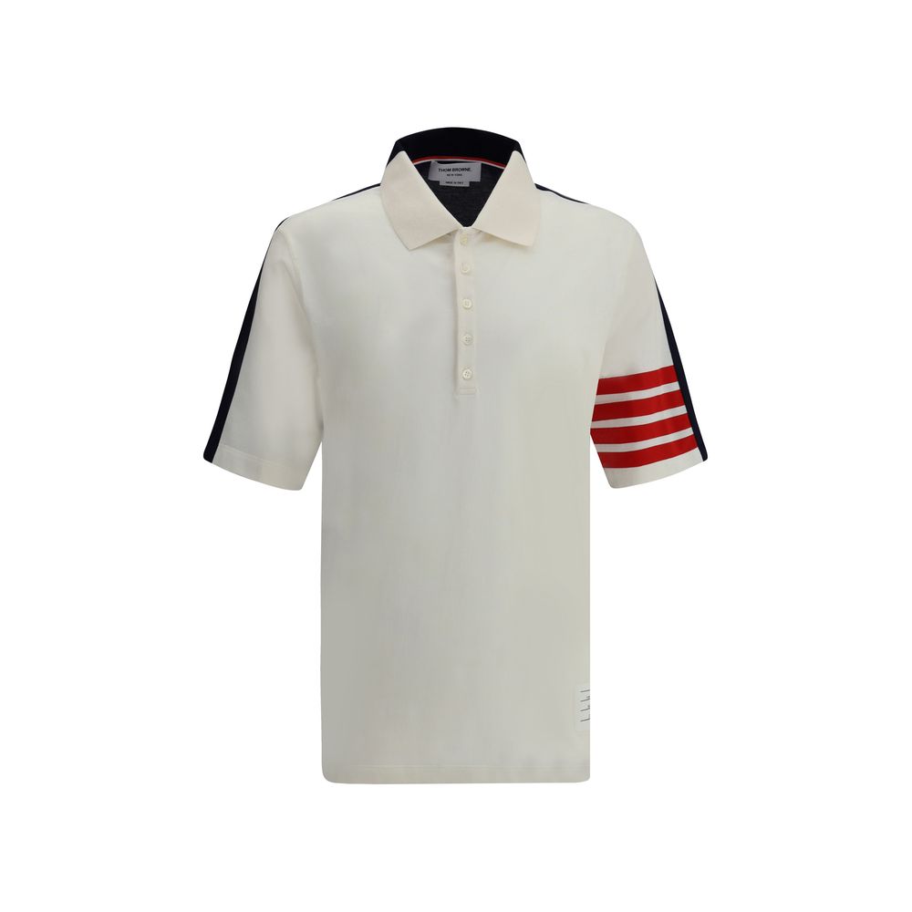 Thom Browne Polo Shirt whit iconic bands - 1