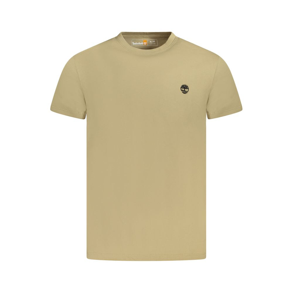 Timberland Beige Cotton Men T-Shirt