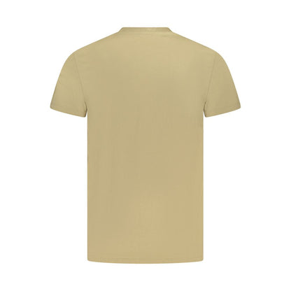 Timberland Beige Cotton Men T-Shirt