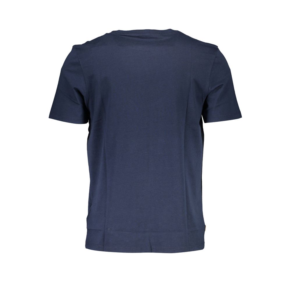 Timberland Blue Cotton Men T-Shirt - XL