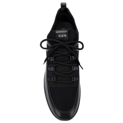 Tod’s Black Calfskin Leather Men Sneaker - 8.5