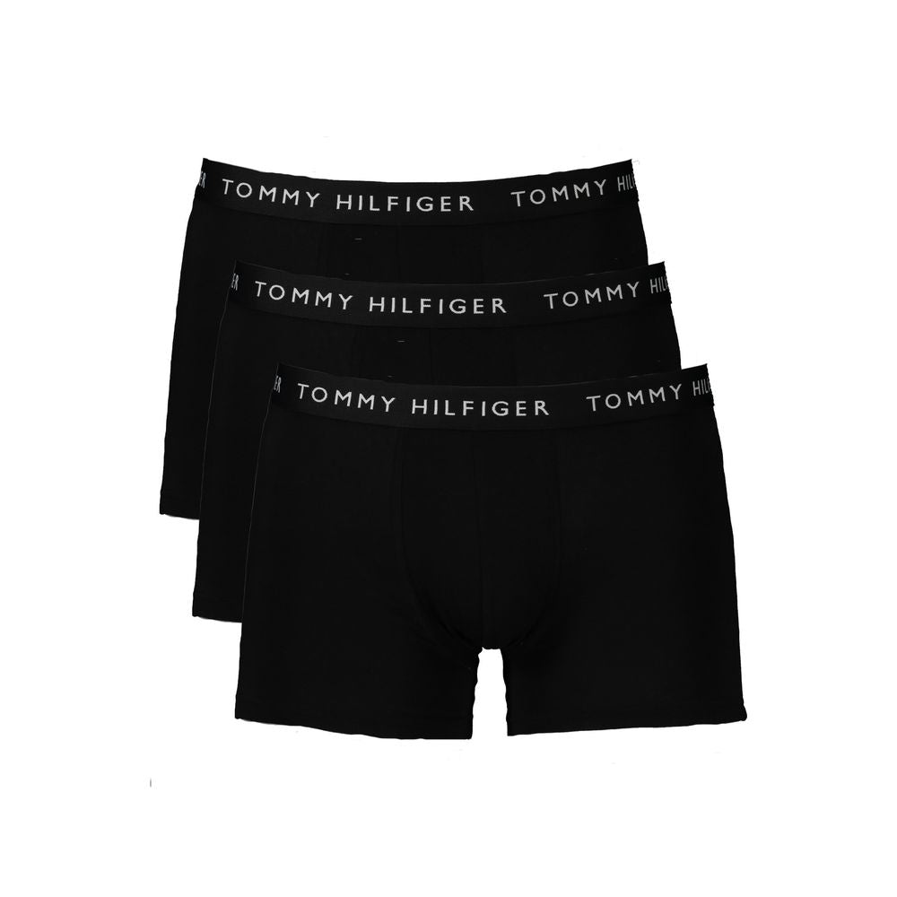 Tommy Hilfiger Black Cotton Men Boxer - L