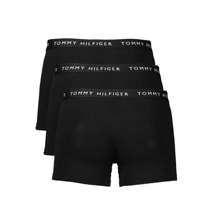 Tommy Hilfiger Black Cotton Men Boxer - L