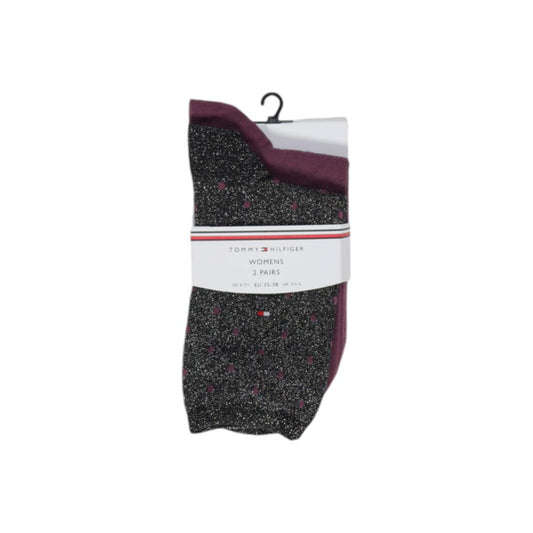 Tommy Hilfiger Black Cotton Tights & Sock - 39-42