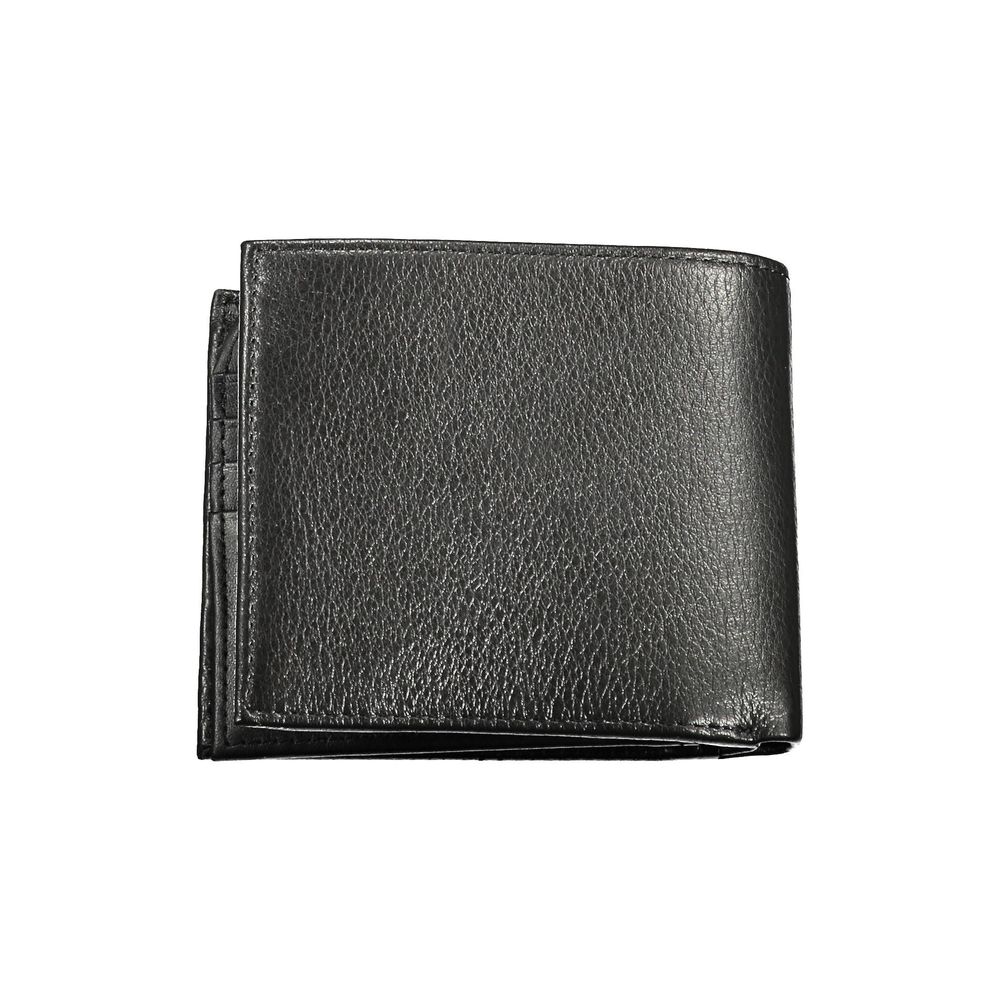 Tommy Hilfiger Black Leather Men Wallet