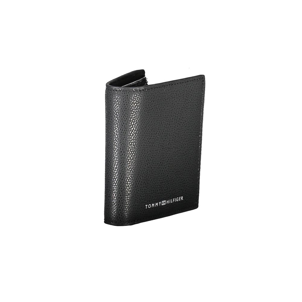 Tommy Hilfiger Black Leather Men Wallet