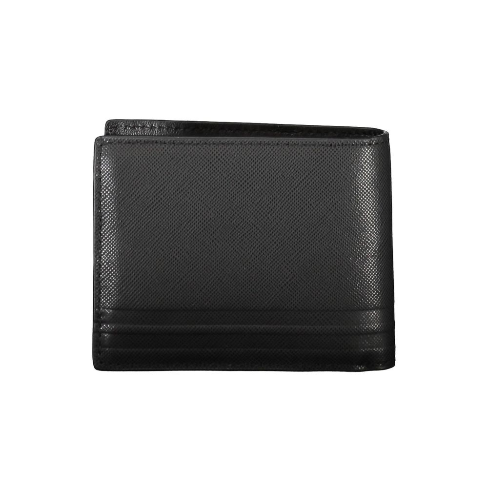 Tommy Hilfiger Black Leather Mens Wallet